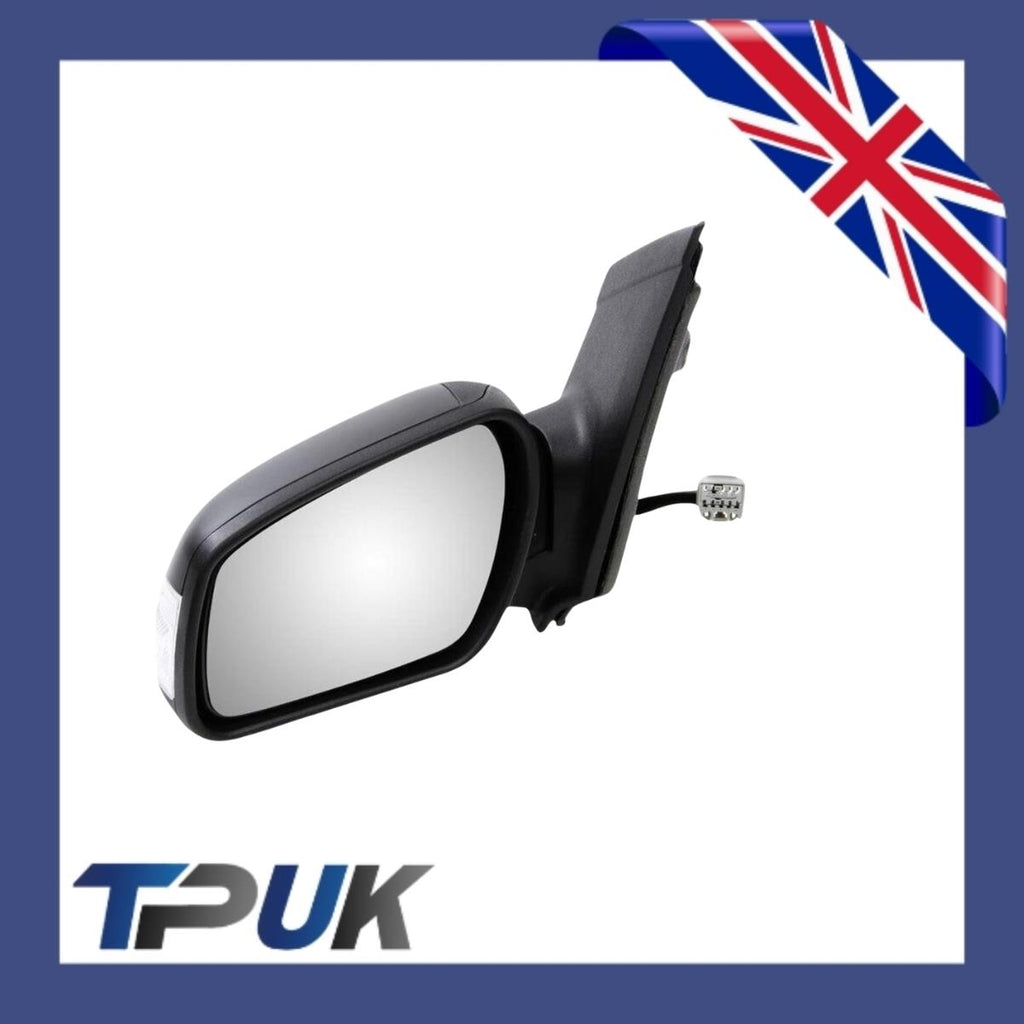 Electric Door Wing Mirror For Ford Focus 1.6 1.8 2.0 2004-2012 Black Left Side
