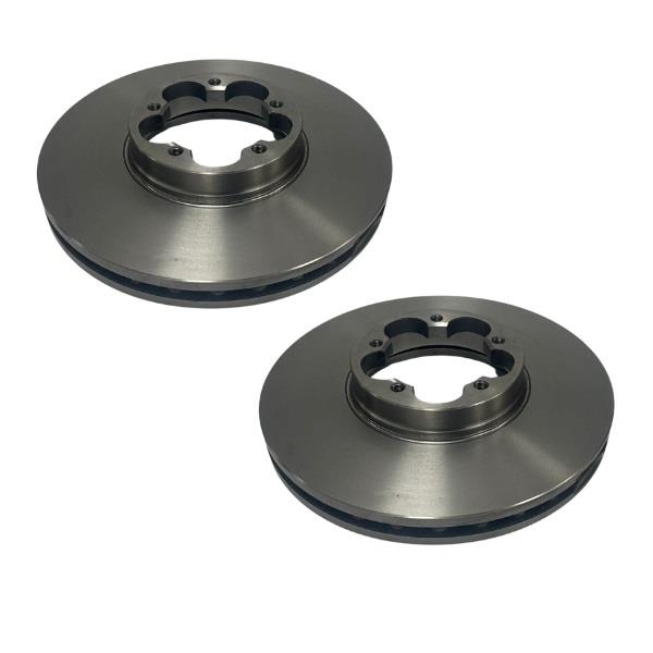Front Brake Disc Ford Transit Mk8 Rwd 2.2 2.0 Twin Rear Wheel 308Mm Pair