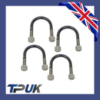 Ford Transit 75Mm Leaf Spring U Bolt 1 2 3 Leaf Springs Mk7 Ubolt Set Of 4