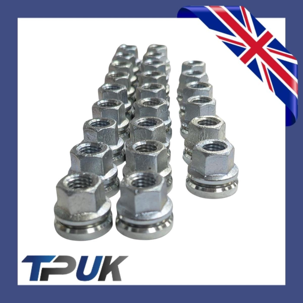 Ford Transit Set Of 24 Wheel Nut M14X2 Mk6 Mk7 2006 - 2014 Steel Or Alloy Nuts