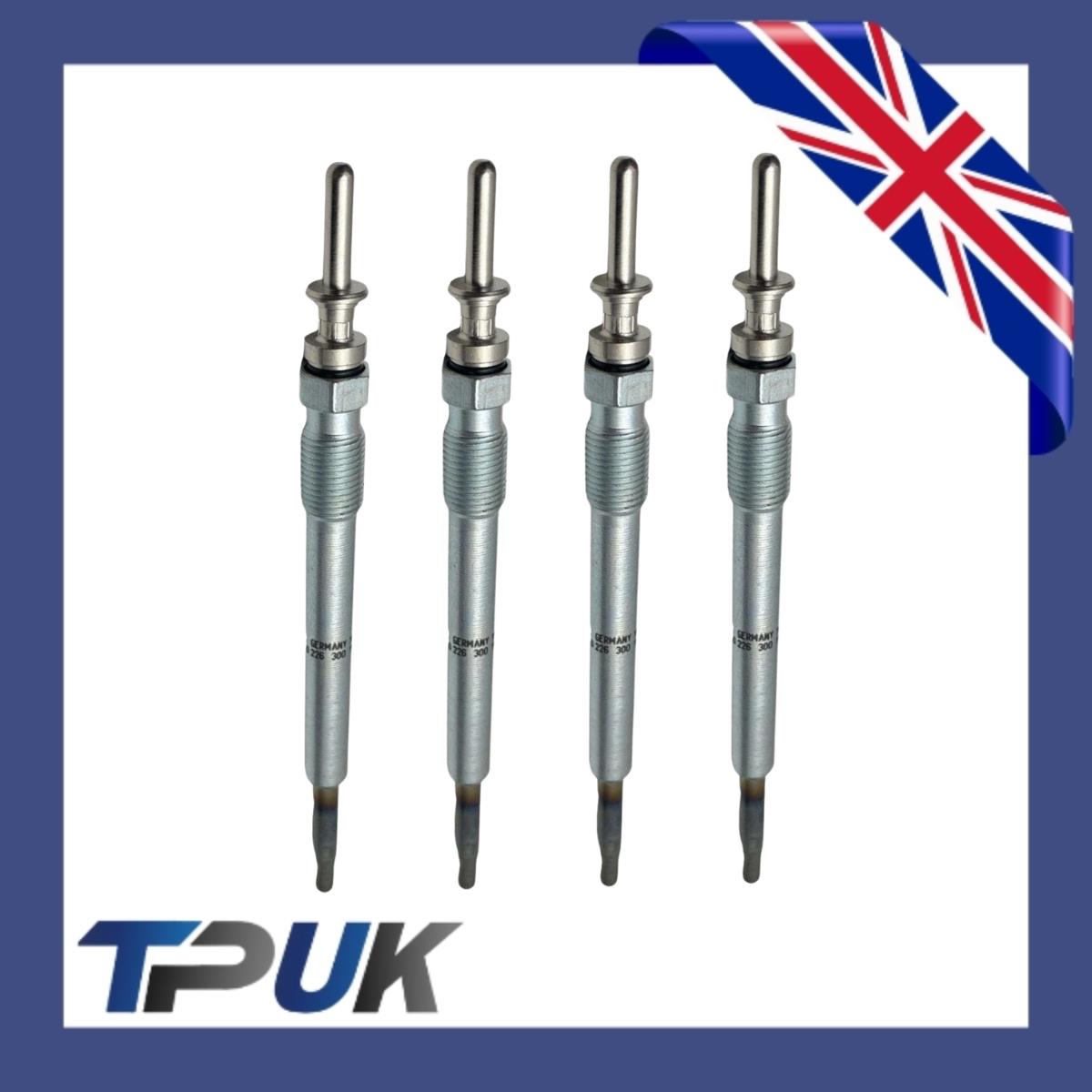 Glow Plugs For Vauxhall Opel Astra Vectra Zafira Sintra 1995-2006  Set Of 4