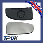 Ford Transit Mk8 Blind Spot Wing Mirror Glass 2014 On Driver Right + Back Plate