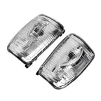 Pair of Clear Wing Mirror Indicator Lenses for Ford Transit Mk8 (2014-Onwards) - Left & Right Side Replacement Light Covers