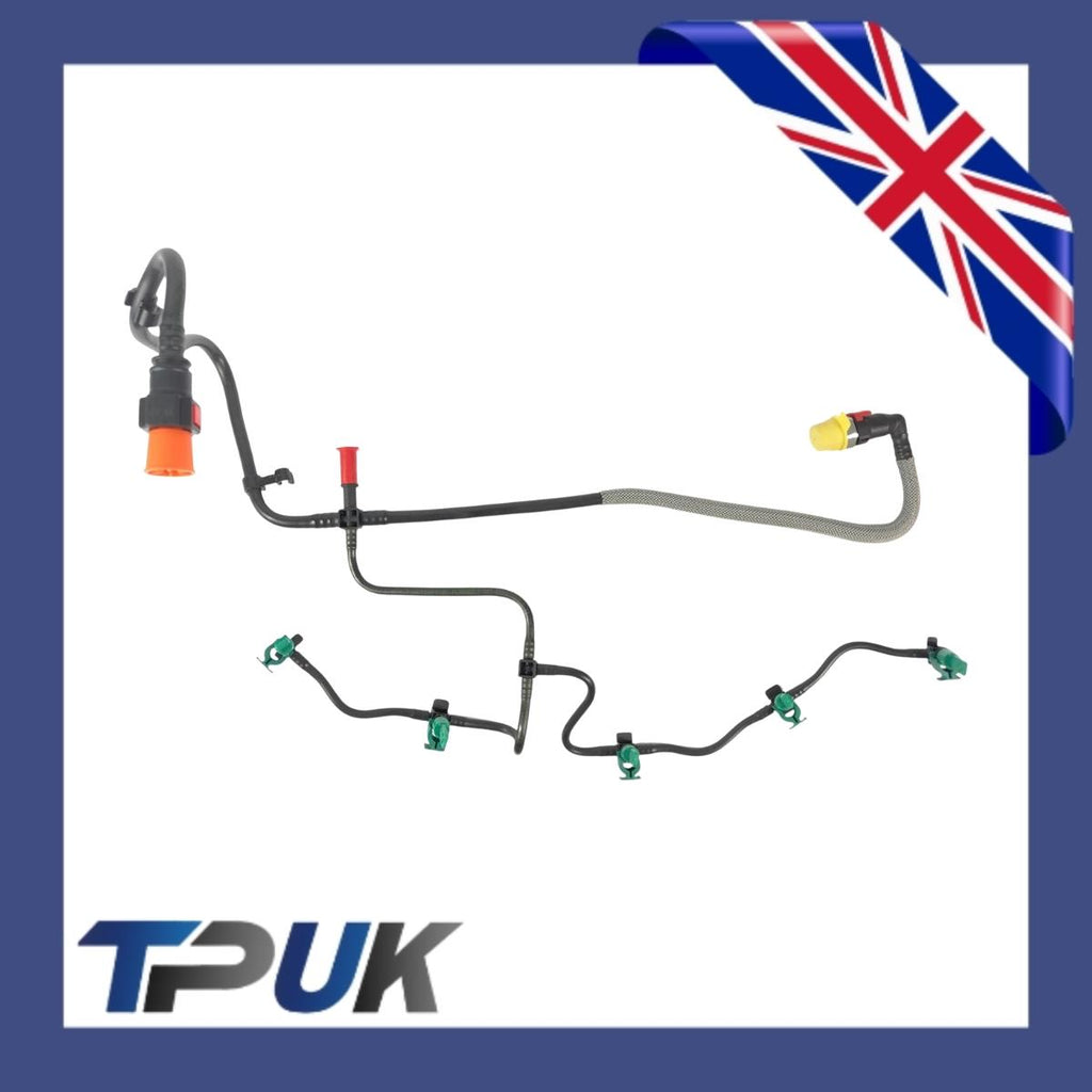 Fuel Injector Return Pipe Leak Off And Clips For Ford Transit Mk7 3.2 Tdci