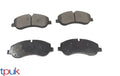 Transit Mk8 & Custom Front Brake Pads 2.2 Fwd Rwd 2012 On 2391870