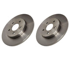 Rear Brake Discs Pair and Pads (2013-2018) 1.0, 1.5, 1.6 TDCi Solid 280mm 1829615 1809458
