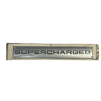 Supercharged Silver Badge For A Range Of Vehicles Fit Rear Tailgate Front Arch