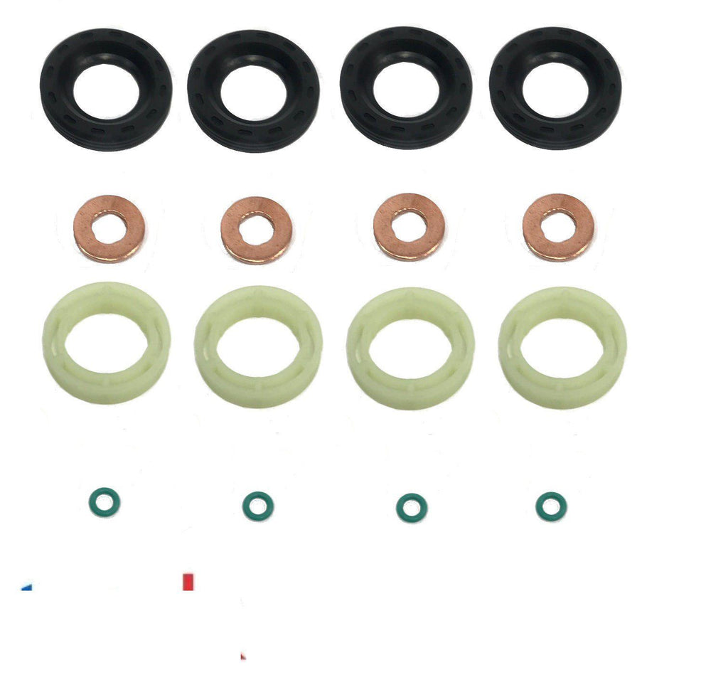 Fiesta Focus Citroen Peugeot Fiat Volvo 1.6 4 X Injector Seal Washer O-Ring