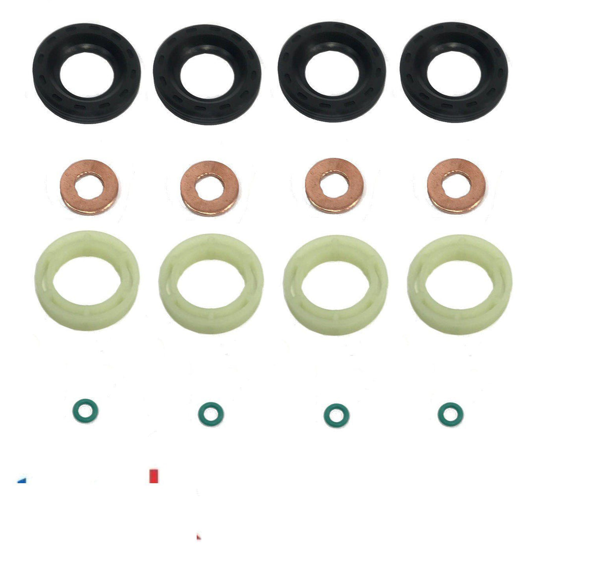 Fiesta Focus Citroen Peugeot Fiat Volvo 1.6 4 X Injector Seal Washer O-Ring