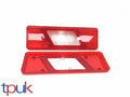 Pair Ford Transit Mk8 2014 Tipper Chassis Rear Tail Light Lamp Lenses Left Right