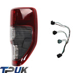 RIGHT BLACK REAR LIGHT LENS BULBS FOR FORD RANGER 2006-2019 OFF DRIVERS SIDE