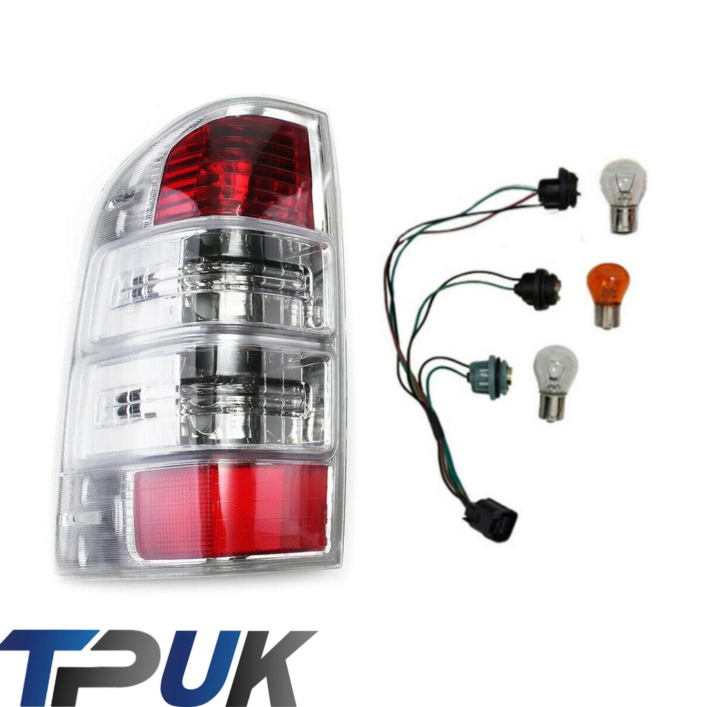REAR CLEAR LIGHT LENS BULBS LOOM FOR FORD RANGER MK3 MK4 2006-2012 LEFT