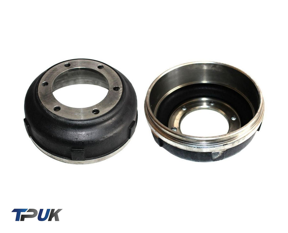 Ford Transit 2.4 Rwd Mk6 Brake Drums 00-06 Twin Double Wheel 6 Stud Drum