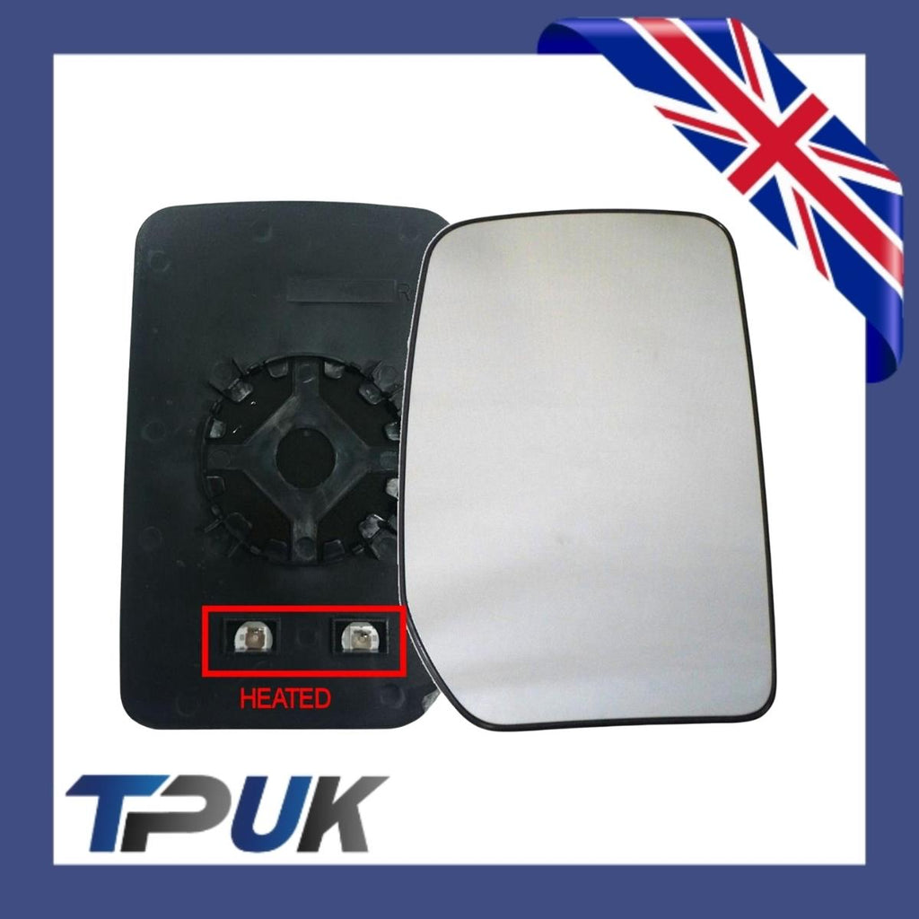 Ford Transit Mk6 Mk7 Heated Electric Mirror Glass 2000 On Right Side New