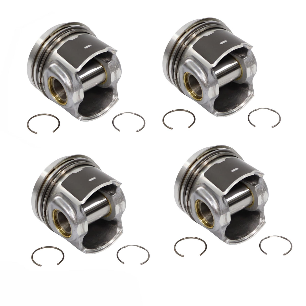 Pistons For Ford Transit Mk8 Custom 2.0 Ecoblue 2016 On Adblue Std Set Of 4