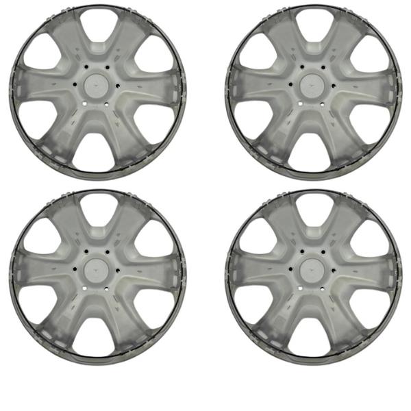 Ford Fiesta Mk7 Set Of 4 15" Inch Wheel Trim Hub Cap Cover 2008 On Clips Ring