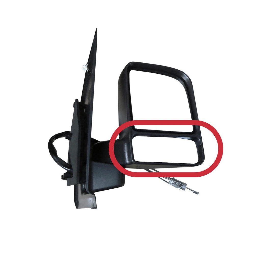 Ford Transit Connect Mirror mk1 2002 on  Glass Bottom Blind Spot O/S