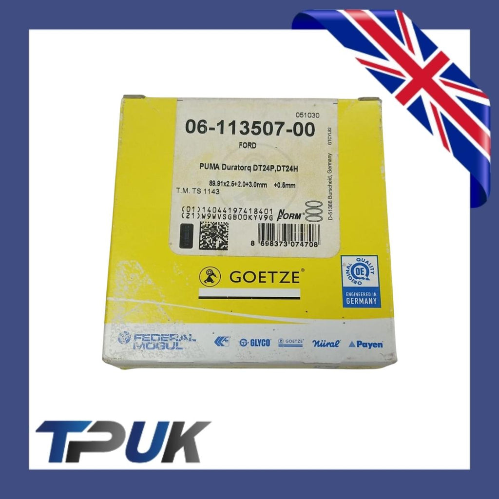 Piston Ring Set For Ford Transit 2.4 2000-2006 Ldv Convoy 2.4 2002-2009