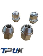 Wheel Nuts Set M12 X 1.5Mm 19Mm Hex Head Per 4 Solid Capped Type 60 Degree
