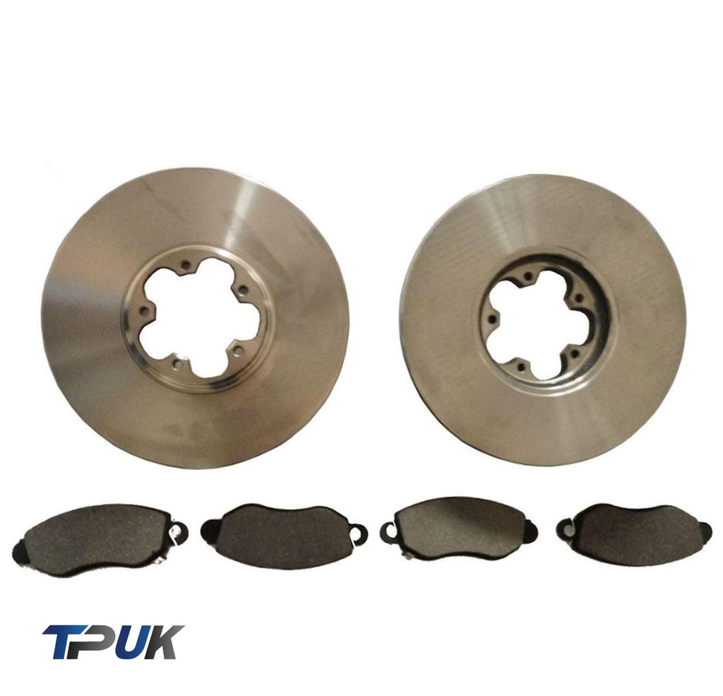 TRANSIT BRAKE PADS AND DISCS 2000 - 2006 2.0 FWD FULL SET
