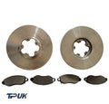 TRANSIT BRAKE PADS AND DISCS 2000 - 2006 2.0 FWD FULL SET