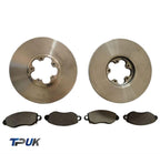 TRANSIT BRAKE PADS AND DISCS 2000 - 2006 2.0 FWD FULL SET