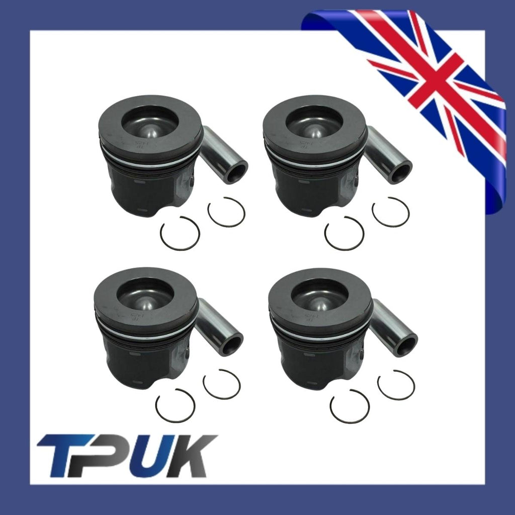 Ford Transit Mk7 2011 On Pistons 2.2 Fwd Tdci Brand New 0.50 Oversized Rings Pin