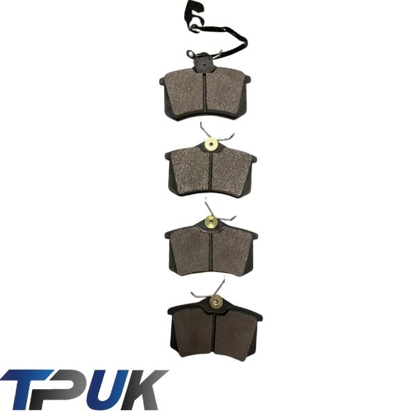 Rear Brake Pads Set Fits Vw Sharan 1.9 Tdi 2000 Onwards Dp11481