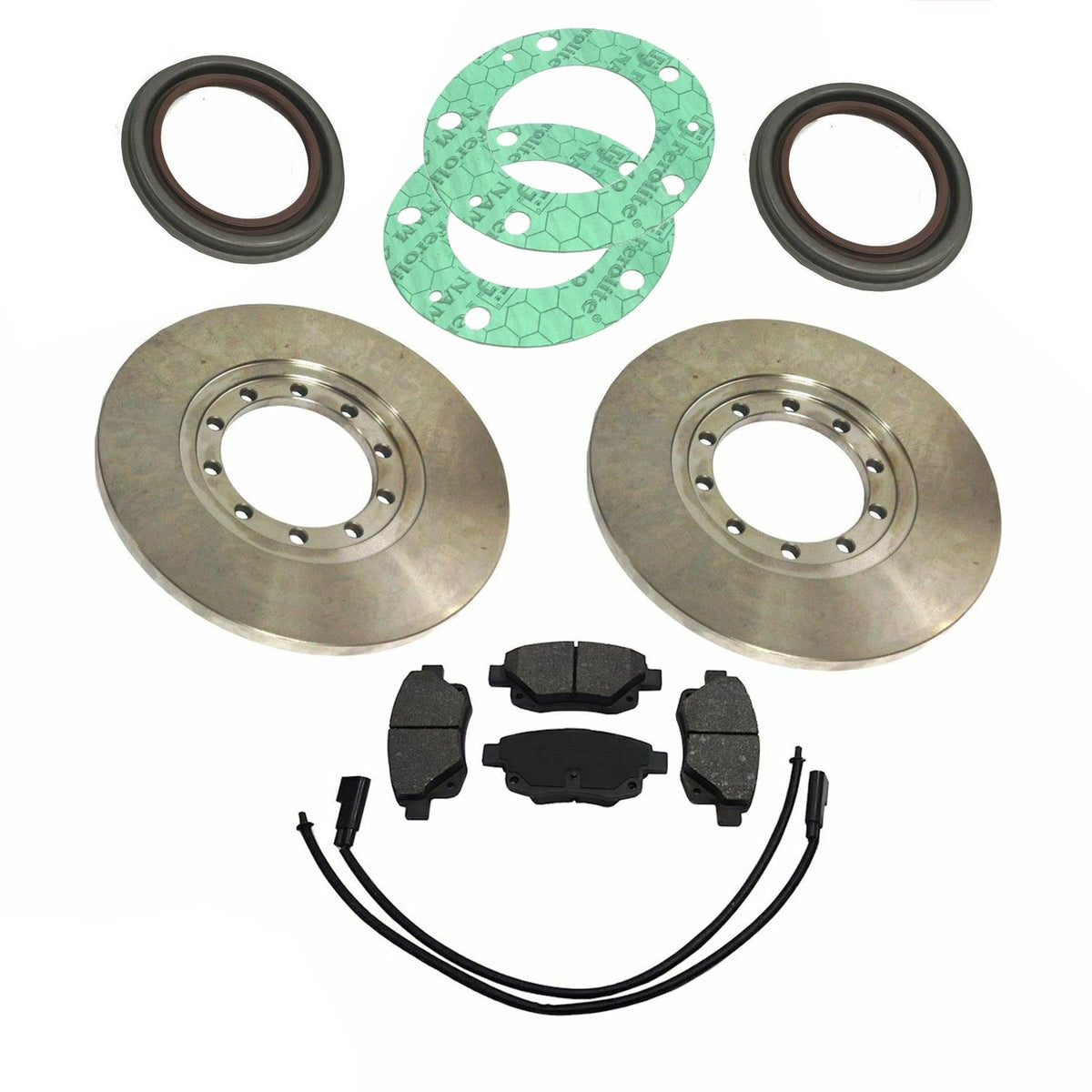 Ford Transit Mk7 2.2 2.4 Rwd Rear Brake Discs Pads Hub Seals Gasket Single Wheel