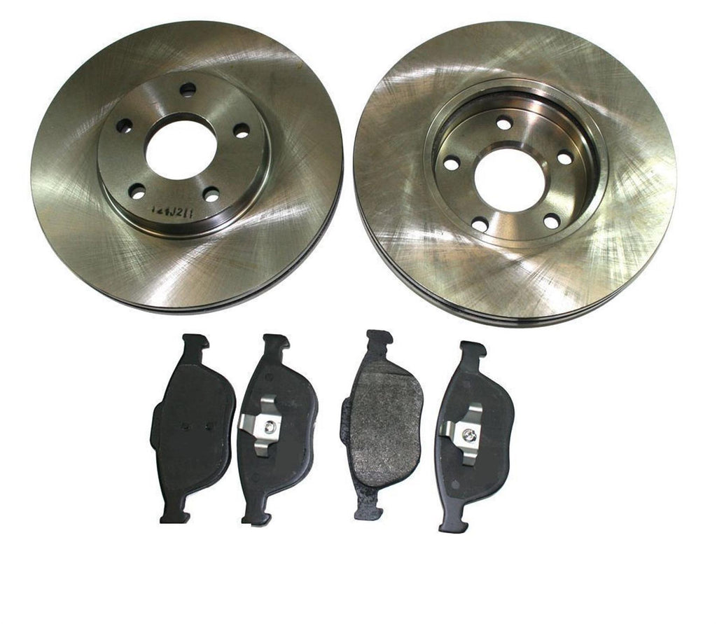 Ford Transit Connect 1.8 Front Brake Discs Pads Set Tdci Tddi 2002 On