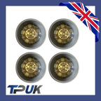 Alloy Wheels 16" For Ford Transit Custom 10 Spoke Black+Silver 2012 On Set Of 4 Oe