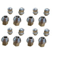 Wheel Nuts Set M12 X 1.5Mm 19Mm Hex Head Per 16 Solid Capped Type 60 Degree