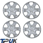 Ford Fiesta Mk7 Set Of 4 15" Inch Wheel Trim Hub Cap Cover 2008 On Clips Ring