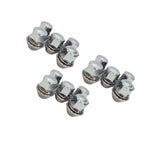 Wheel Nut Set Of 15 For Ford Transit Connect 1.5 1.6 2013 On Solid Chrome