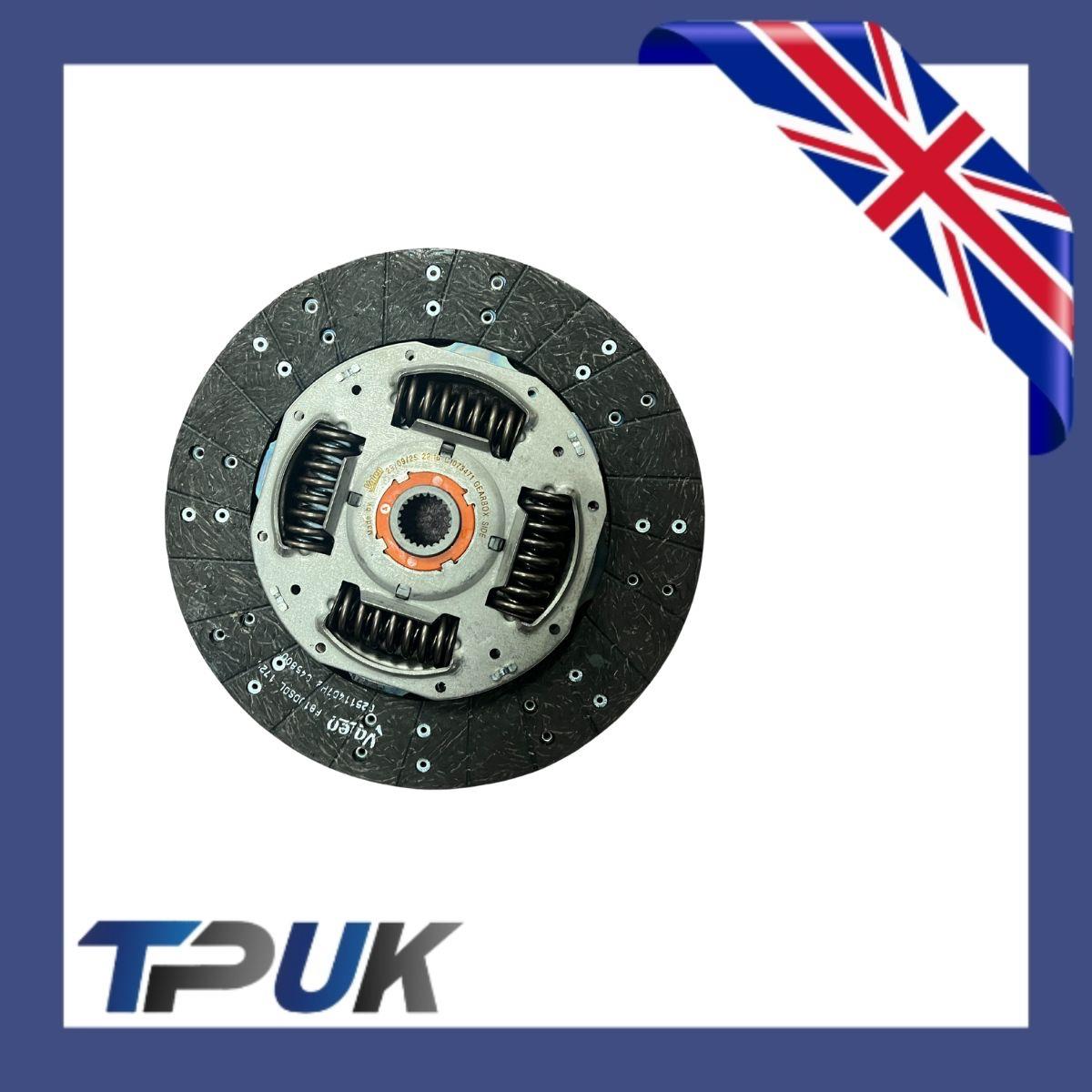 2 Piece Valeo Clutch Kit For Ford Transit Mk8 2.0 Rwd 2016 on For Solid Flywheel