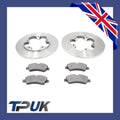 Ford Transit Mk8 Rear Brake Pads Discs 2.2 2.0 Rwd 14 On Twin Double Rear Wheels