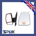 Ford Transit Custom Heated Front Door Mirror Glass Tourneo 2012 Onward Lh Left