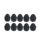 Brand New Transit Mk8 Custom 2014 On Black Wheel Nut Covers Set Of 10