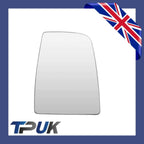 Ford Transit Mk8 2014 On Left Passenger N/S Heated Upper Wing Mirror Glass