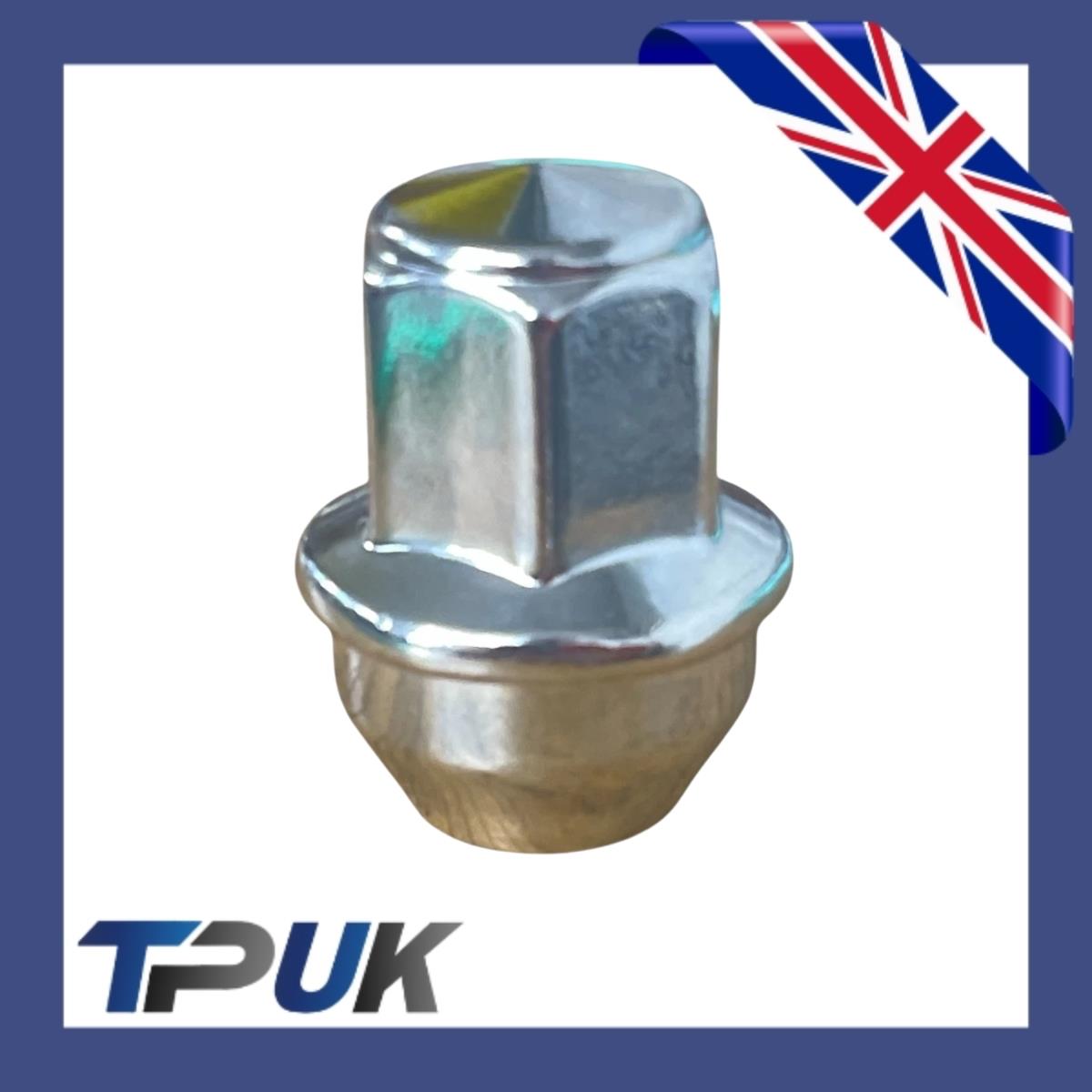 Ford Transit Mk8 Custom Set Of 15 Wheel Nuts Stainless Steel Cap 2012 On M14X1.5