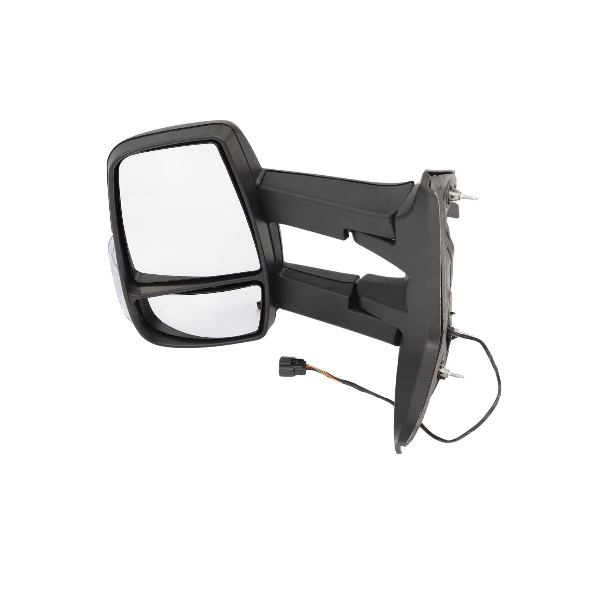Ford Transit Mk8 Left Side Long Arm Door Mirror + Light Clear 2014 On Passenger