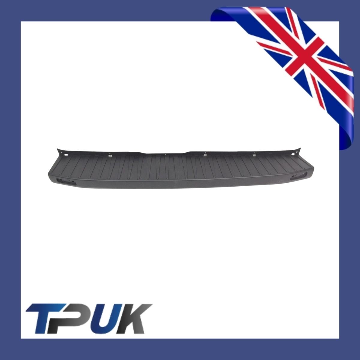 For Transit Mk8 Rear Bumper Step Cover Textured No Sensor Holes 2014 On 1893399