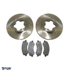 Front Brake Discs Pads For Ford Transit 2.2 Tdci Mk7 2006-2013 2256311 Pair 280mm