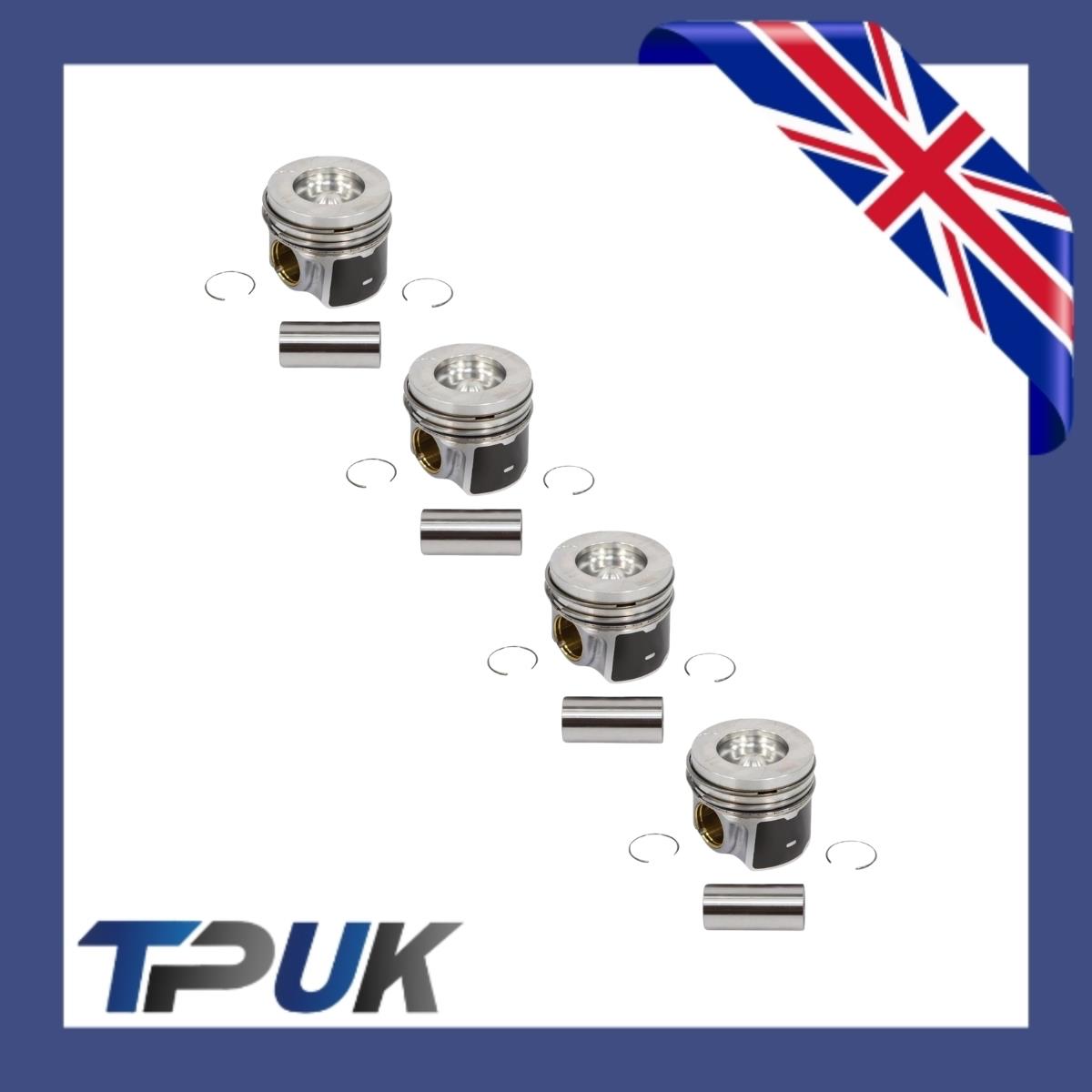 Pistons For Ford Transit Custom Galaxy 2.0 Ecoblue 2015 On 0.50Mm Oversize Per 4