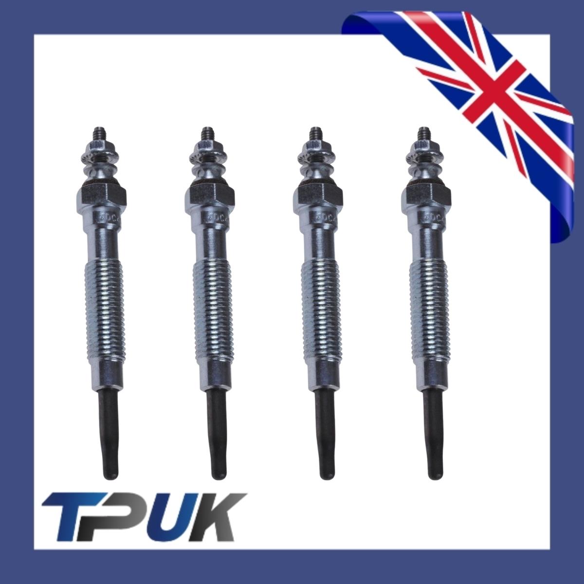 Glow Plugs For Kia  K2500 2.5 2003 On Per 4 11065-43G01 11065-63G00 Md070194