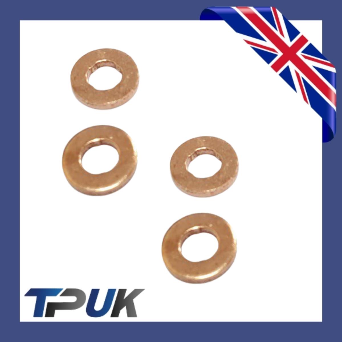 Ford Fiesta 1.4 Duratorq Copper Injector Washers Set Of 4
