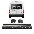 Ford Transit Connect Rear Bumper + Trim + End Caps With Parking Sensors Holes