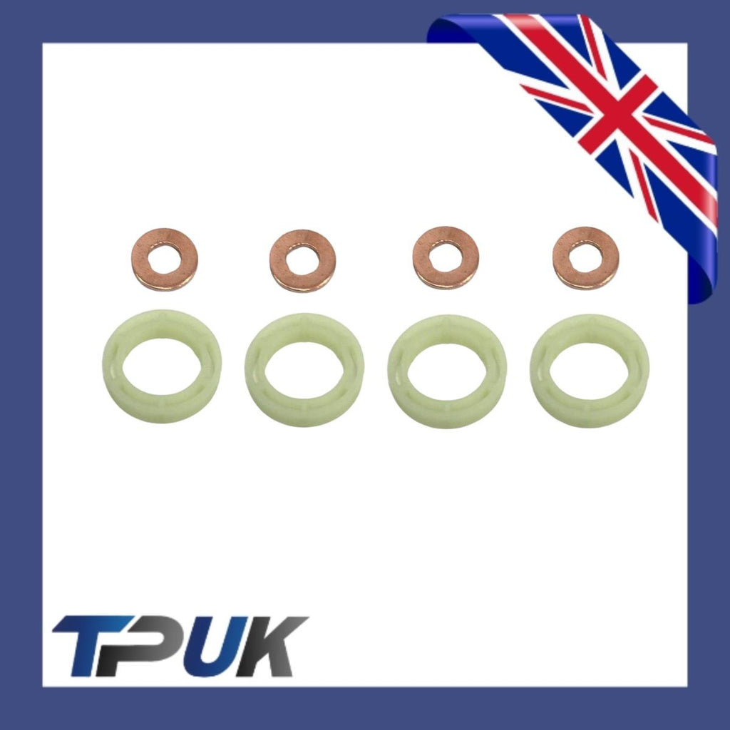 Fiesta Focus Citroen Peugeot Fiat Volvo 1.6 4 X Injector Seal Washer O-Ring