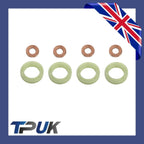 Fiesta Focus Citroen Peugeot Fiat Volvo 1.6 4 X Injector Seal Washer O-Ring