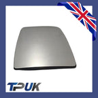 Ford Transit Mk8 2014 On Right Drivers Upper Wing Mirror Glass + Back Plate